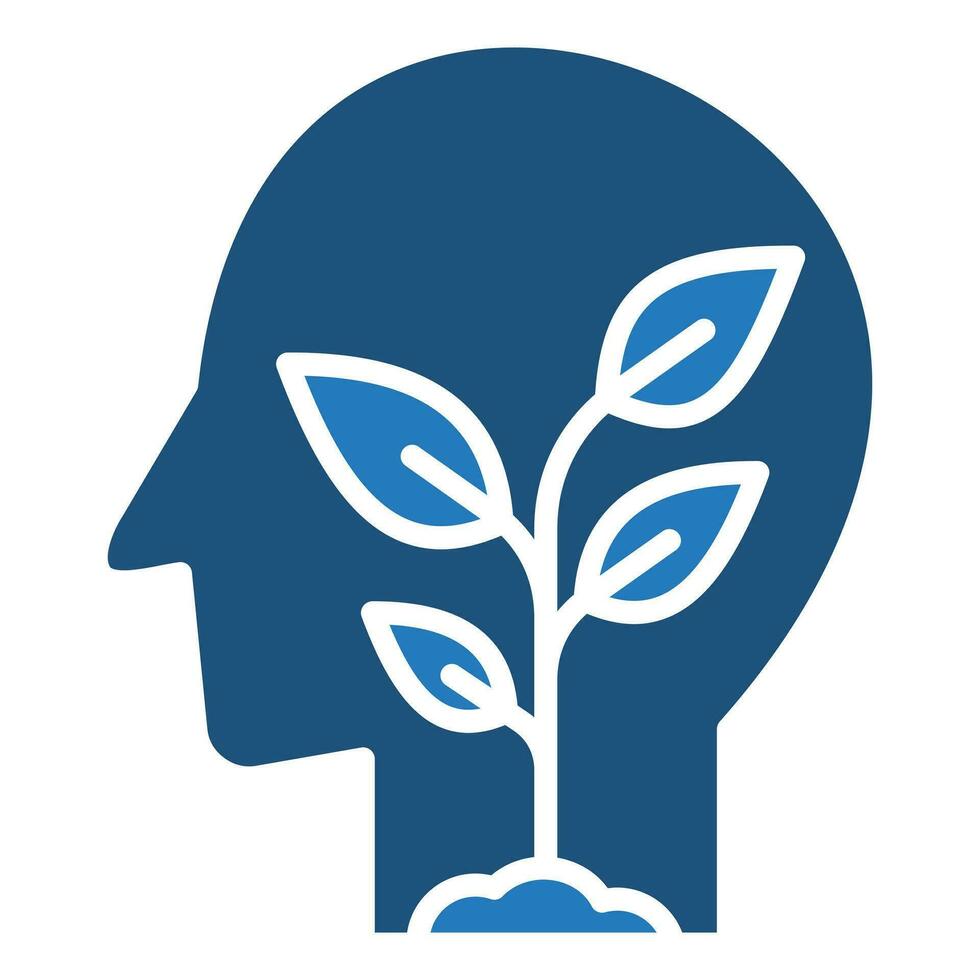 Growth Mindset icon line vector illustration
