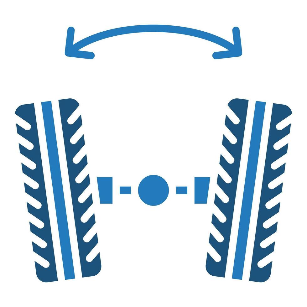 Wheel Alignment icon line vector illustration