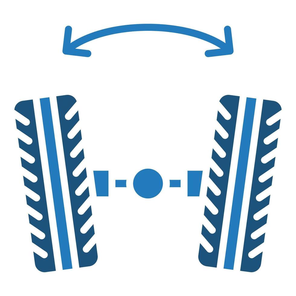 Wheel Alignment icon line vector illustration