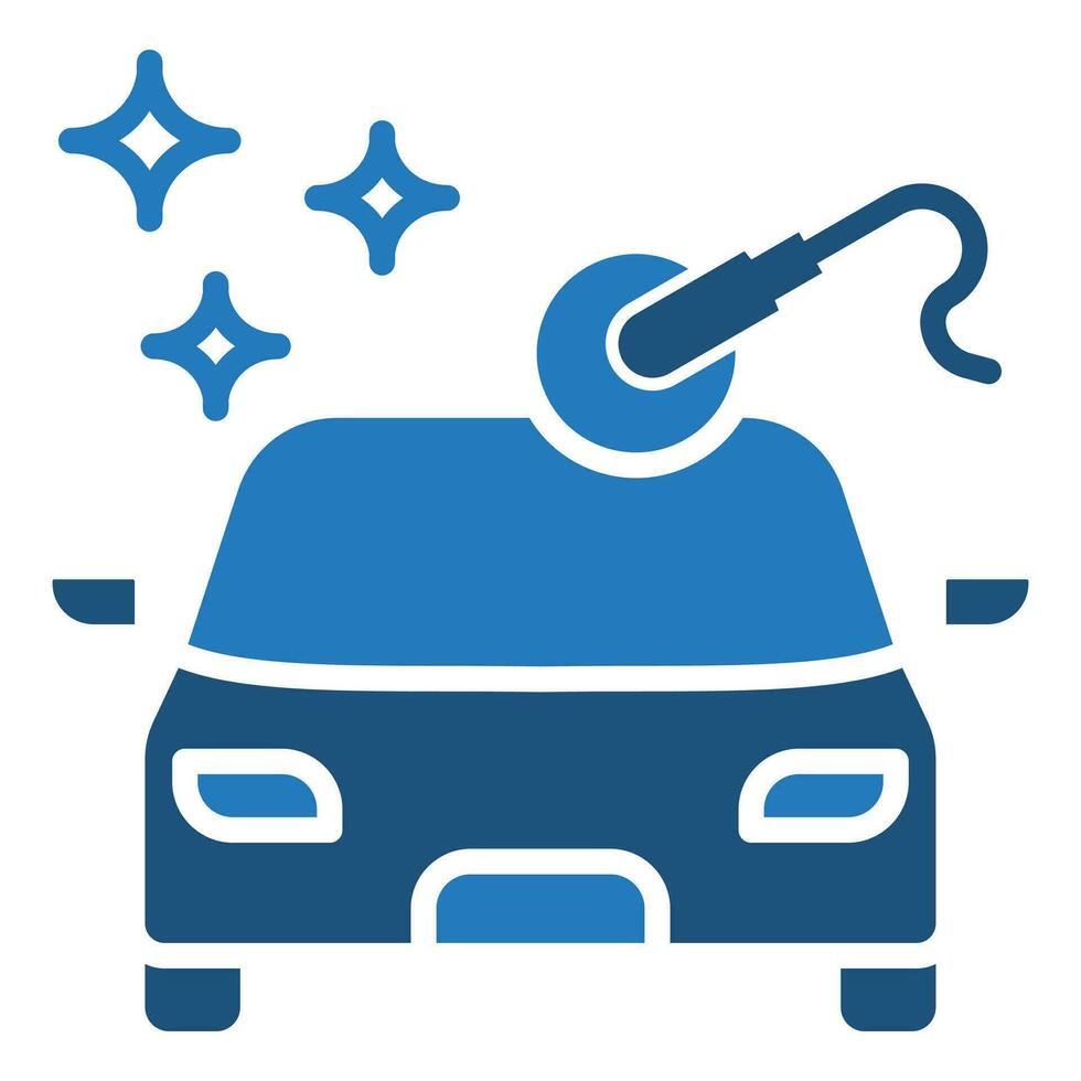 Car Detailing icon line vector illustration