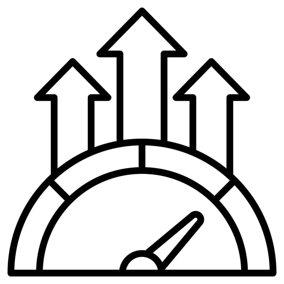 Performance Excellence icon line vector illustration