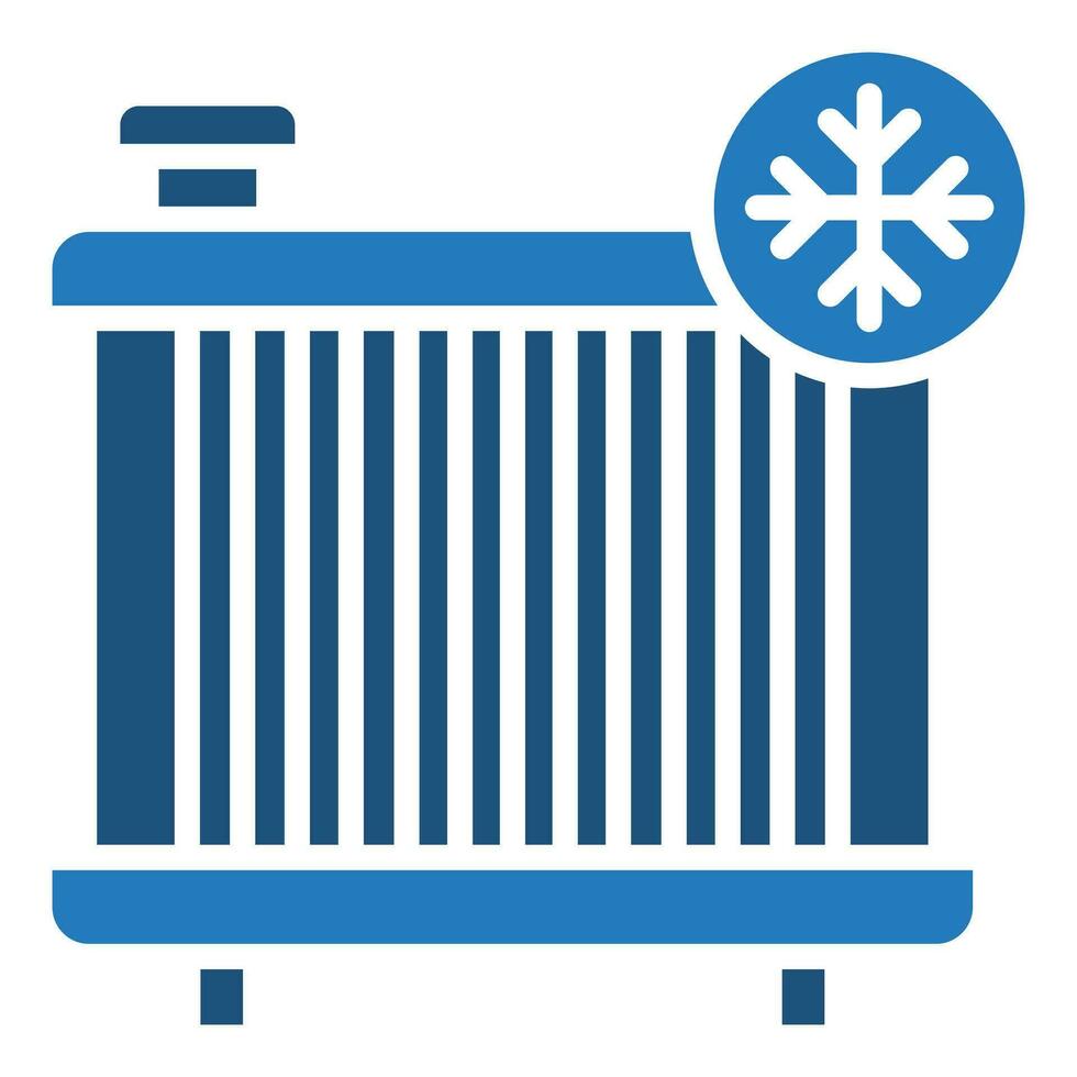 Coolant System icon line vector illustration