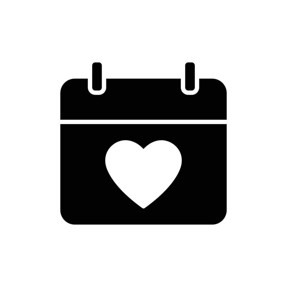 enamorado icono vector diseño modelo sencillo y limpiar