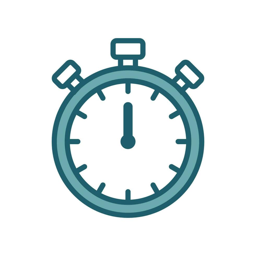 stopwatch icon vector design template simple and clean