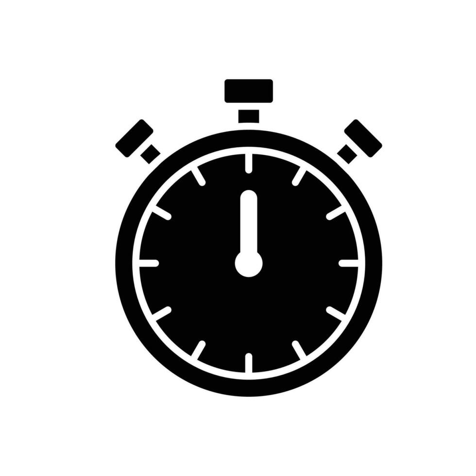 stopwatch icon vector design template simple and clean