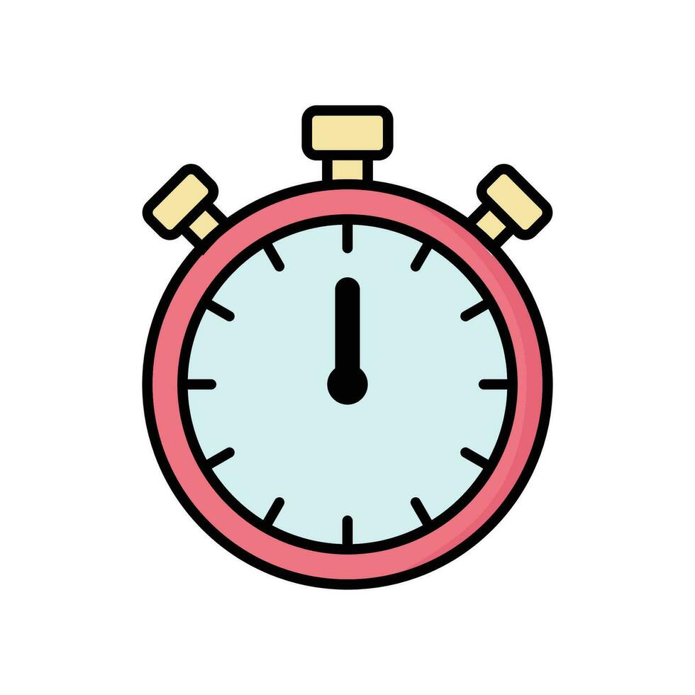 stopwatch icon vector design template simple and clean