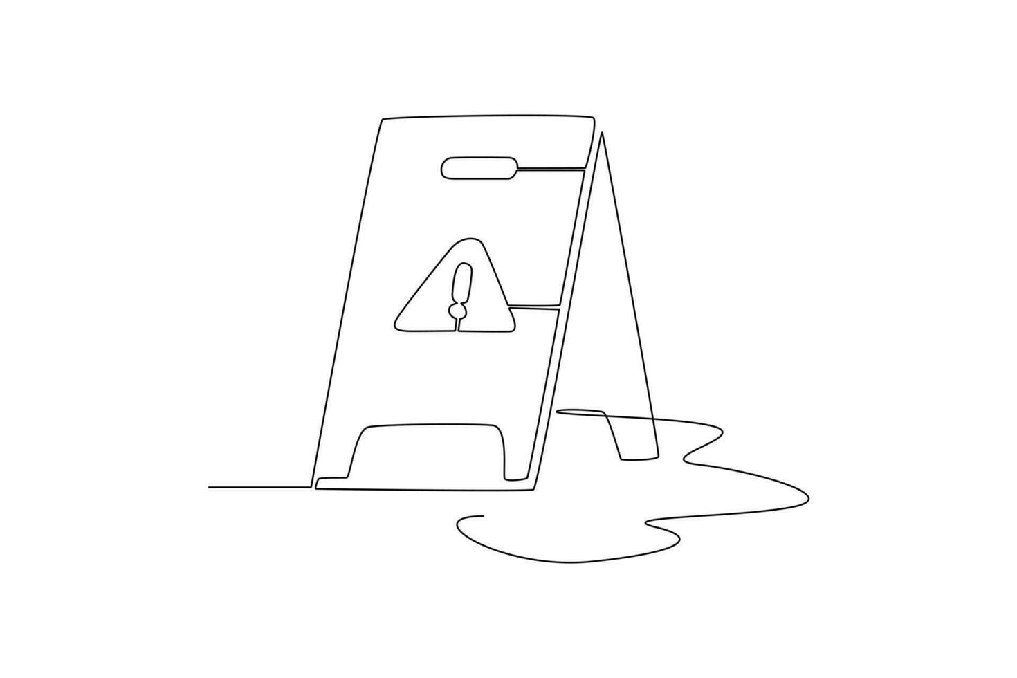 One continuous line drawing of Shopping center or mall information concept. Doodle vector illustration in simple linear style.