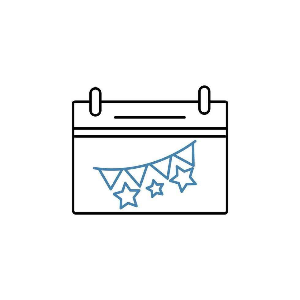 event concept line icon. Simple element illustration. event concept outline symbol design. vector