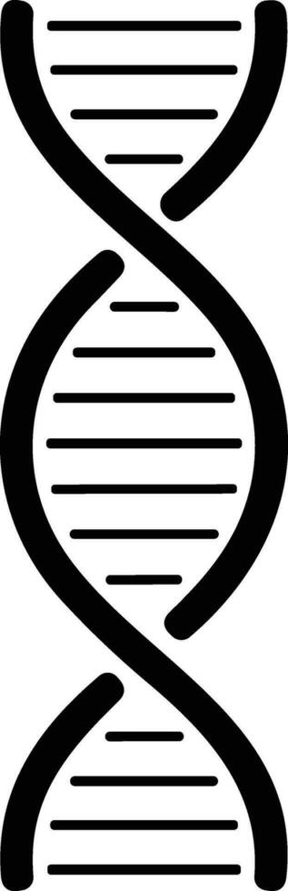 DNA icon. Life gene model bio code genetics molecule medical symbol. Structure molecule, chromosome icon. Pictogram of DNA vector, genetic sign, element vector