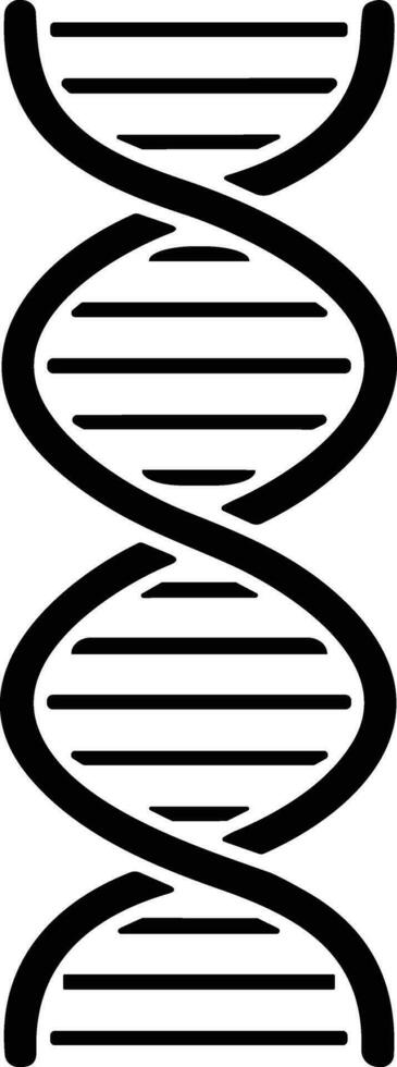 adn icono. vida gene modelo bio código genética molécula médico símbolo. estructura molécula, cromosoma icono. pictograma de adn vector, genético firmar, elemento vector