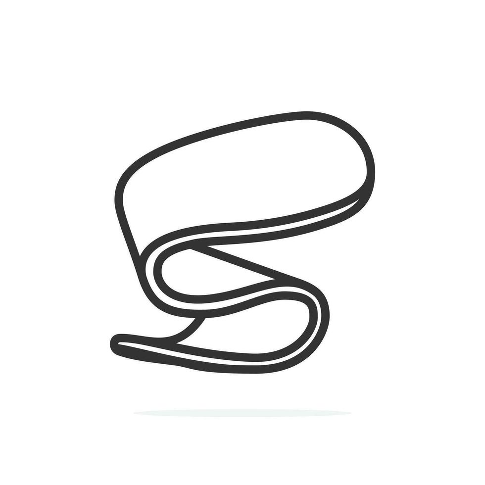 Comfortable Orthotics Shoe Insole Pair, Arch Supports vector illustration. Fashion object icon concept.