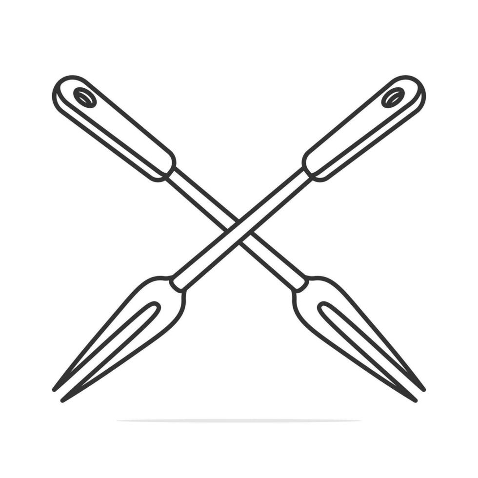 utensilios de cocina conjunto ilustración vectorial vector