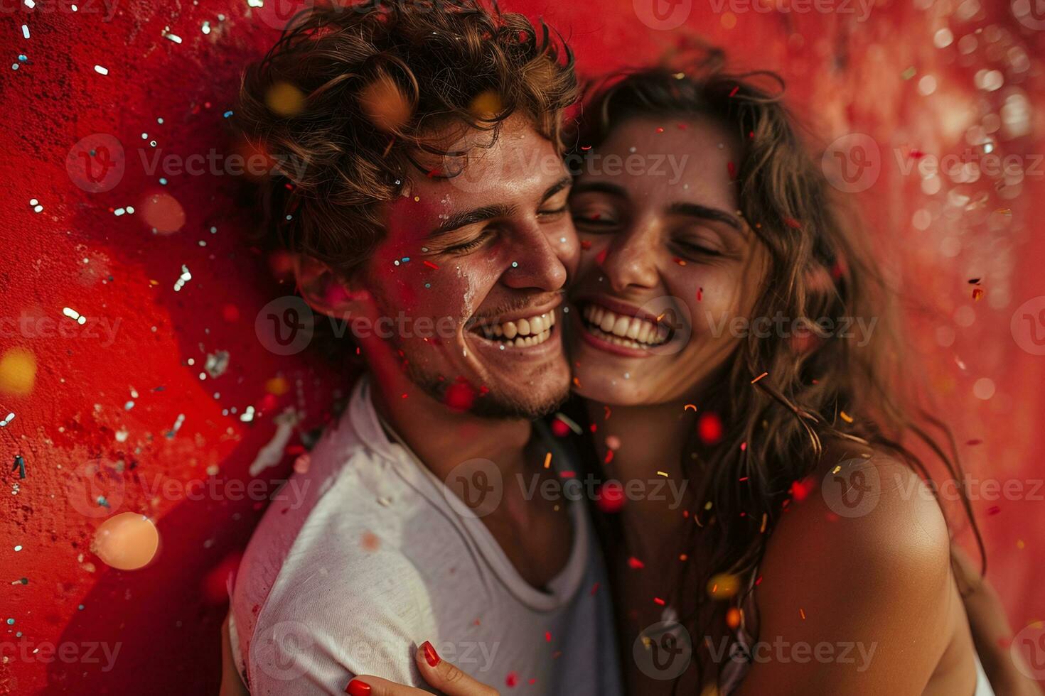 AI generated Photo of a happy couple