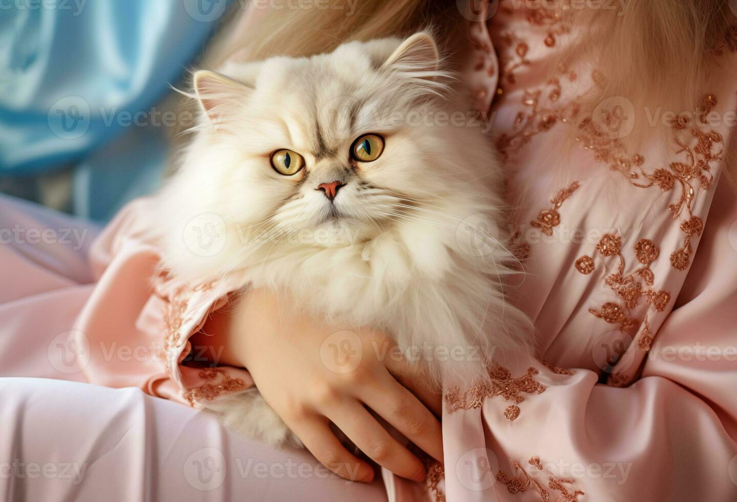 AI generated Popular Persian playful kitten cat breed photo