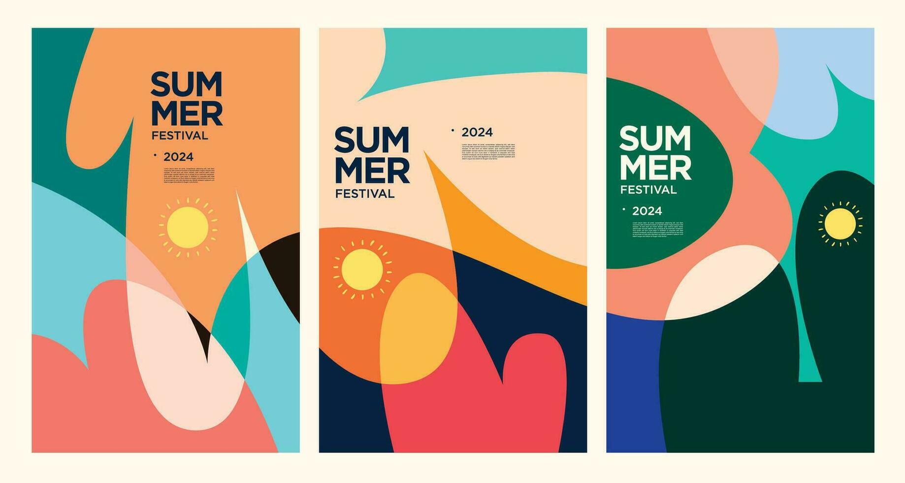 Vector Colorful liquid and fluid background for summer collection