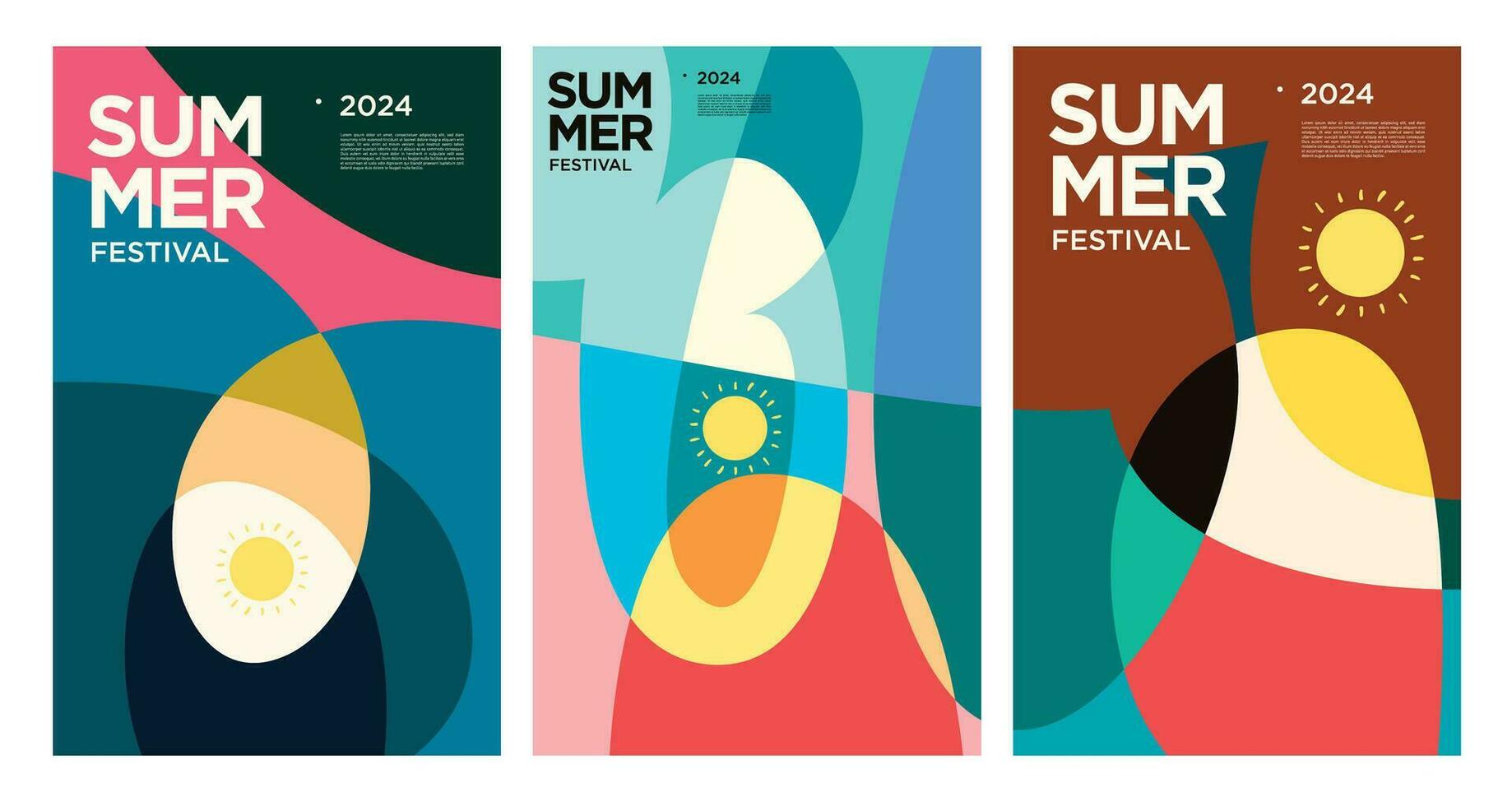 Vector Colorful liquid and fluid background for summer collection