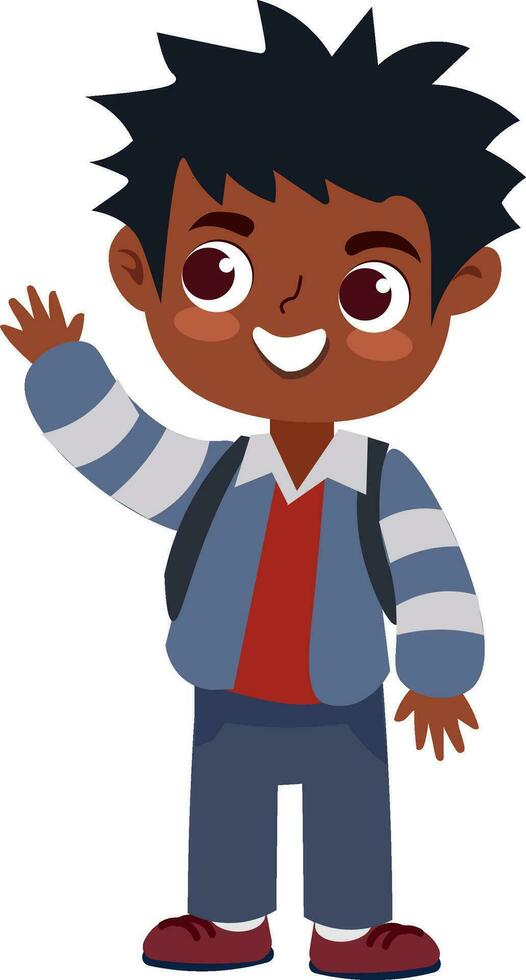 cute children  cartoon style vector