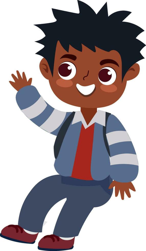 cute children  cartoon style vector