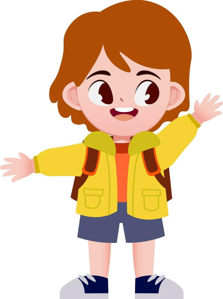 cute children  cartoon style vector