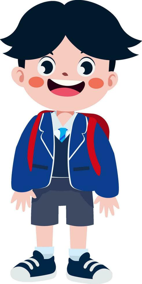 cute children cartoon style vector