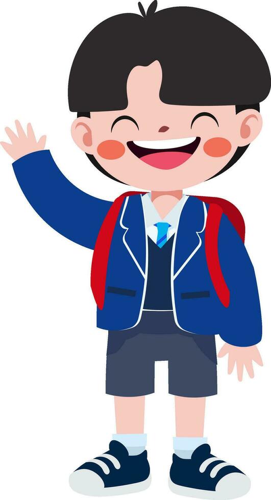 cute children cartoon style vector