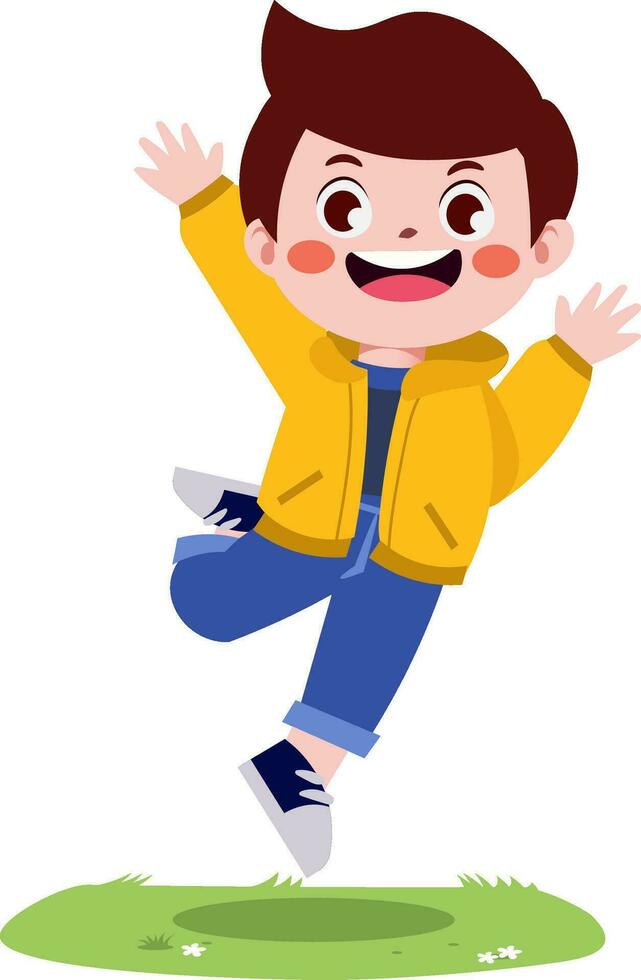 cartoon children back to school vector