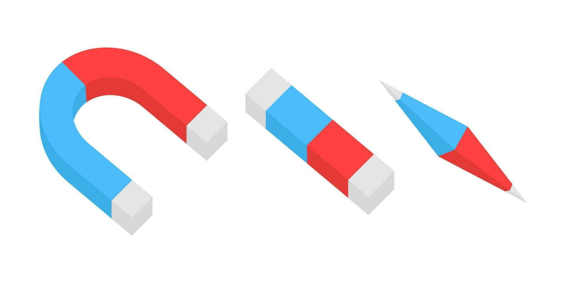 vector realistic 3d magnet collection 36327833 Vector Art at Vecteezy