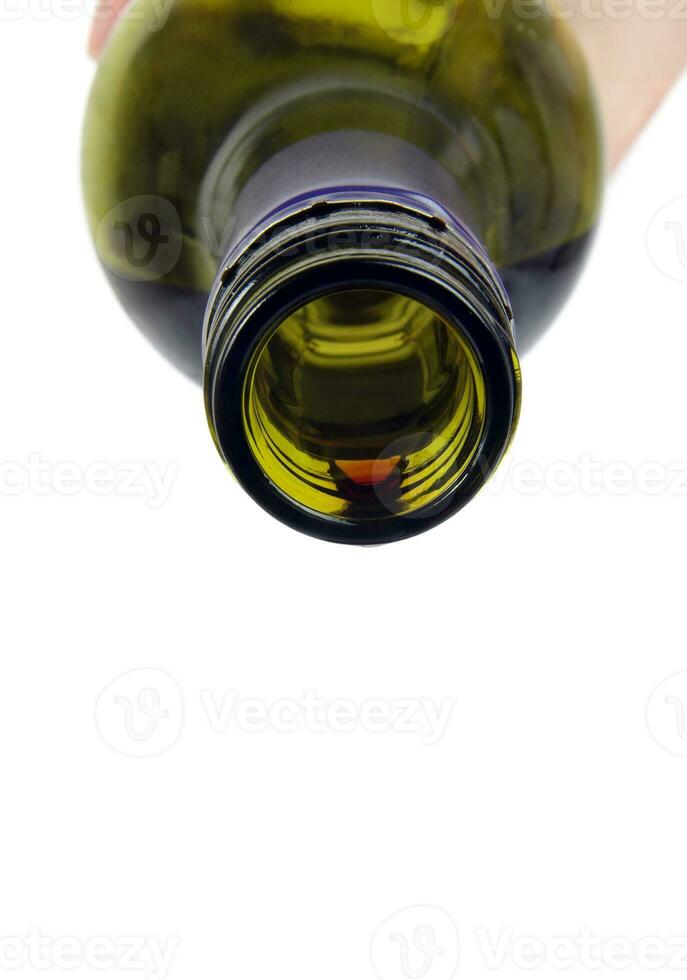 wine bottle closeup photo