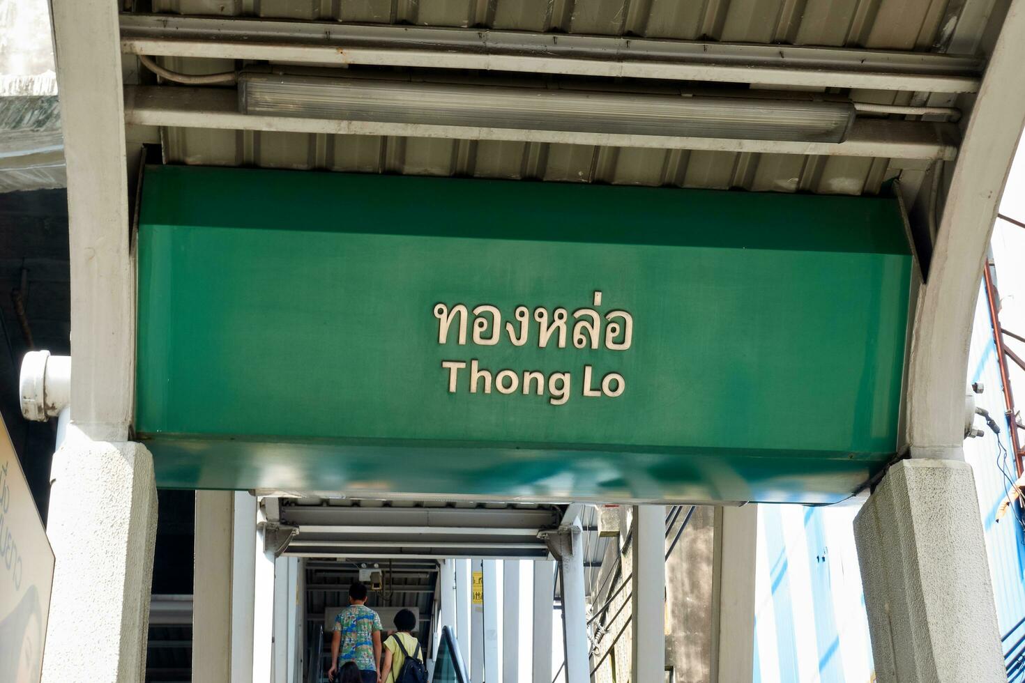 Bangkok Thailand 06 November 2022 Thonglor Bts Station On Bangkok Bangkok Thailand 06 November 2022 Thonglor Bts Station On Bangkok