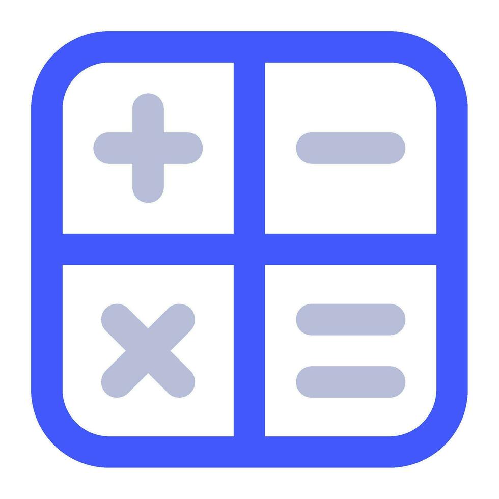 Calculator Icon Illustration for web, app, infographic, etc vector