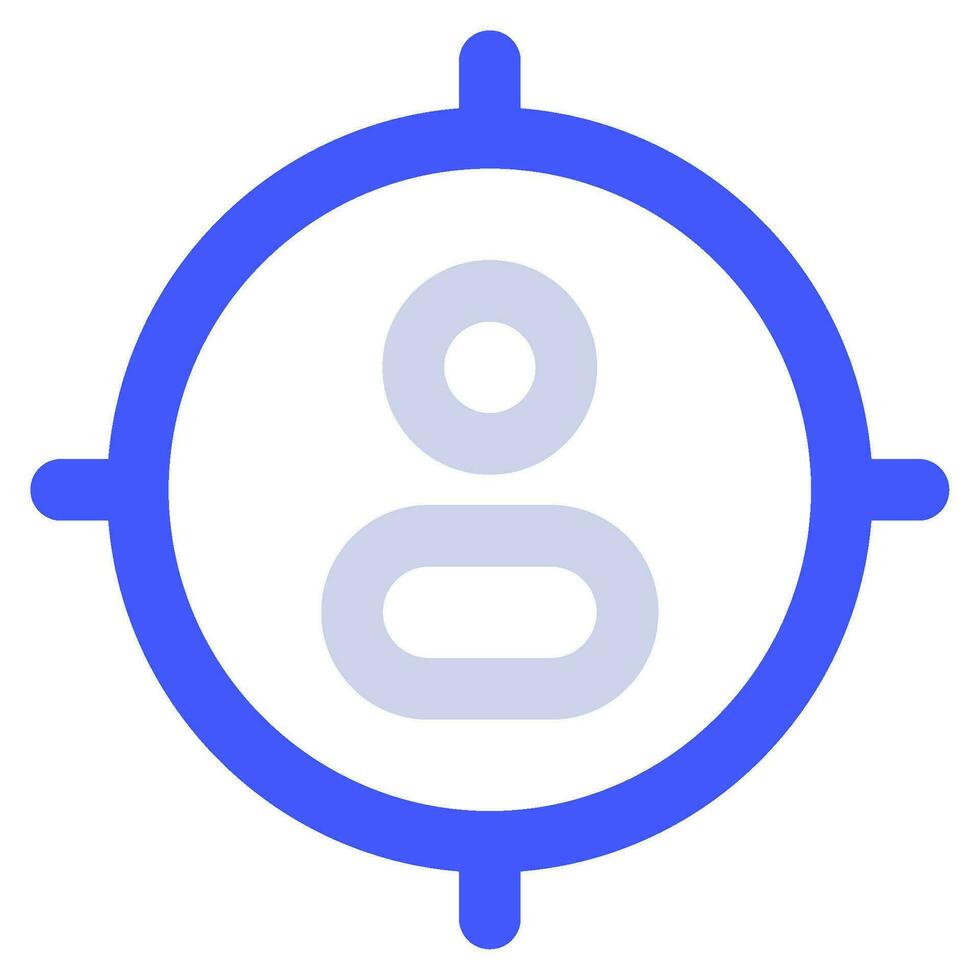 Target Audience Icon Illustration for web, app, infographic, etc vector