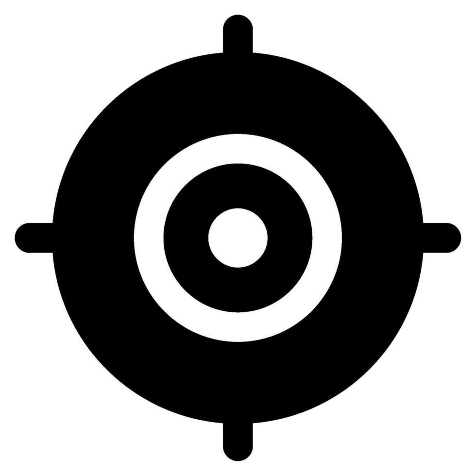 Target Icon Illustration for web, app, infographic, etc vector