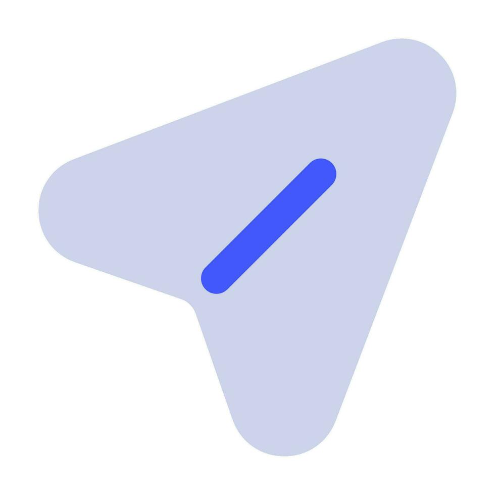 Paper Plane Icon Illustration for web, app, infographic, etc vector