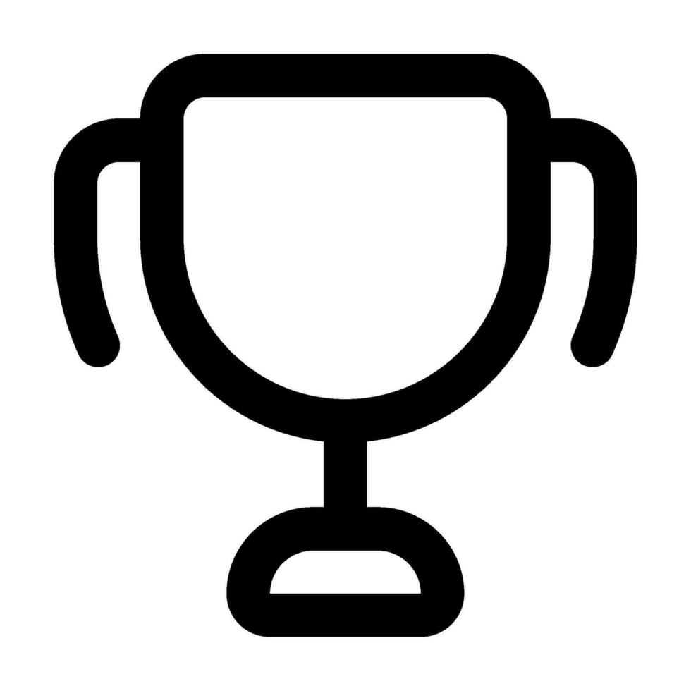 Trophy Icon Illustration for web, app, infographic, etc vector