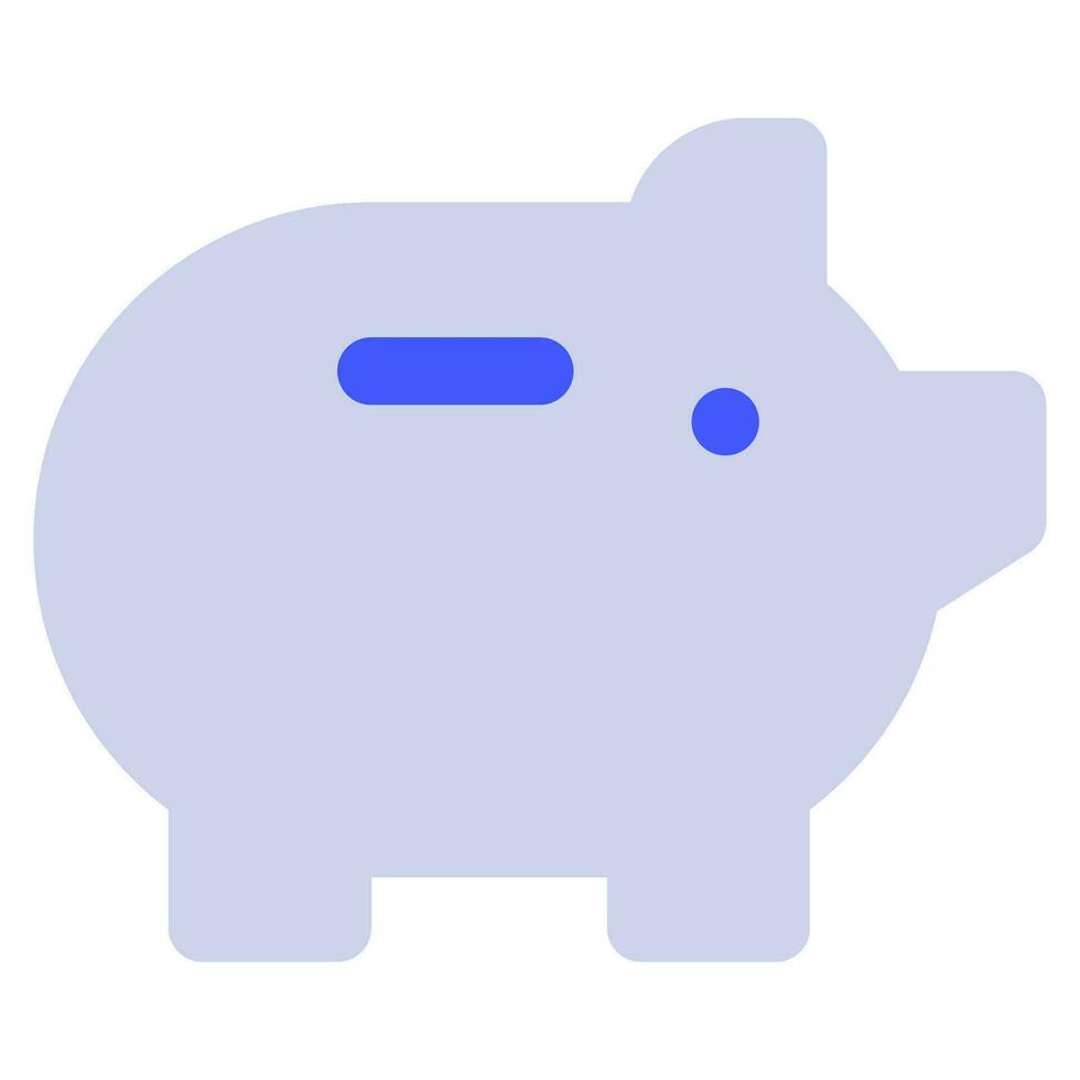 cerdito banco icono ilustración para web, aplicación, infografía, etc vector