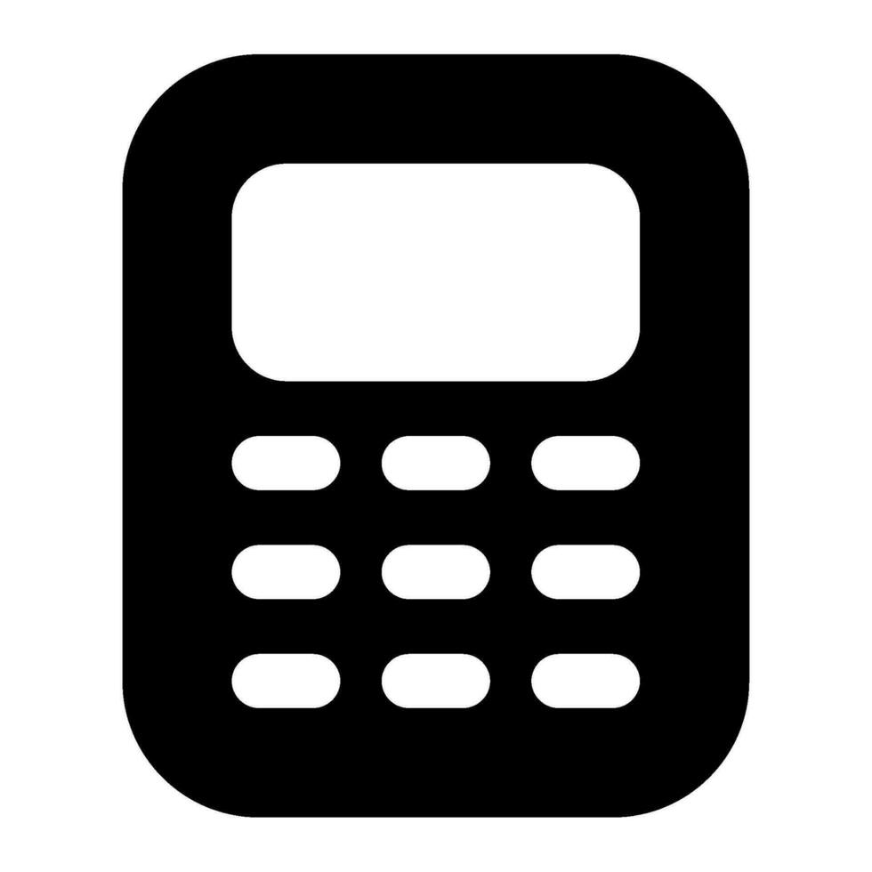 Calculator Icon Illustration for web, app, infographic, etc vector