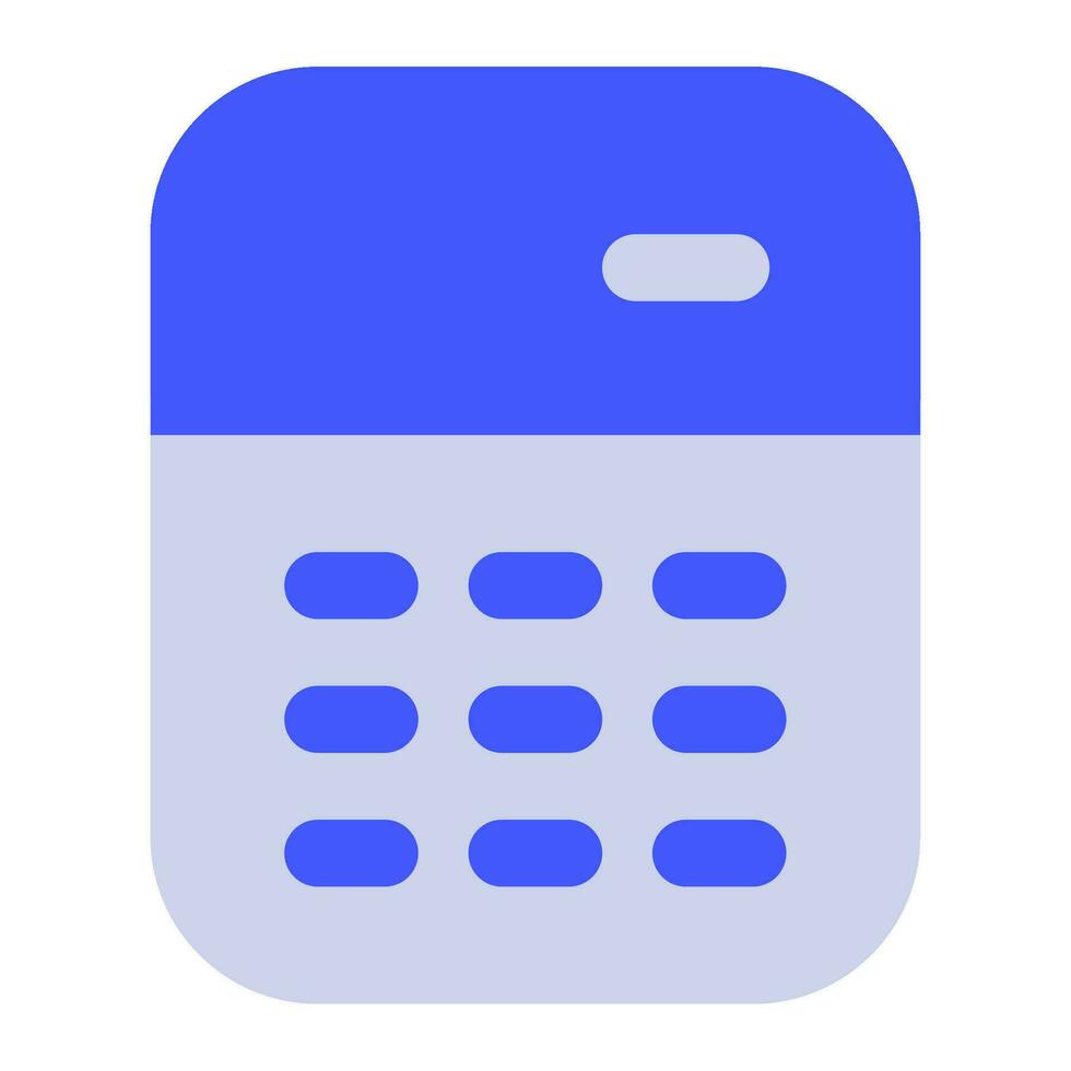 Calculator Icon Illustration for web, app, infographic, etc vector