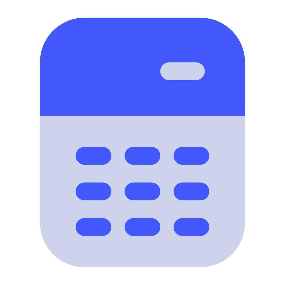 Calculator Icon Illustration for web, app, infographic, etc vector