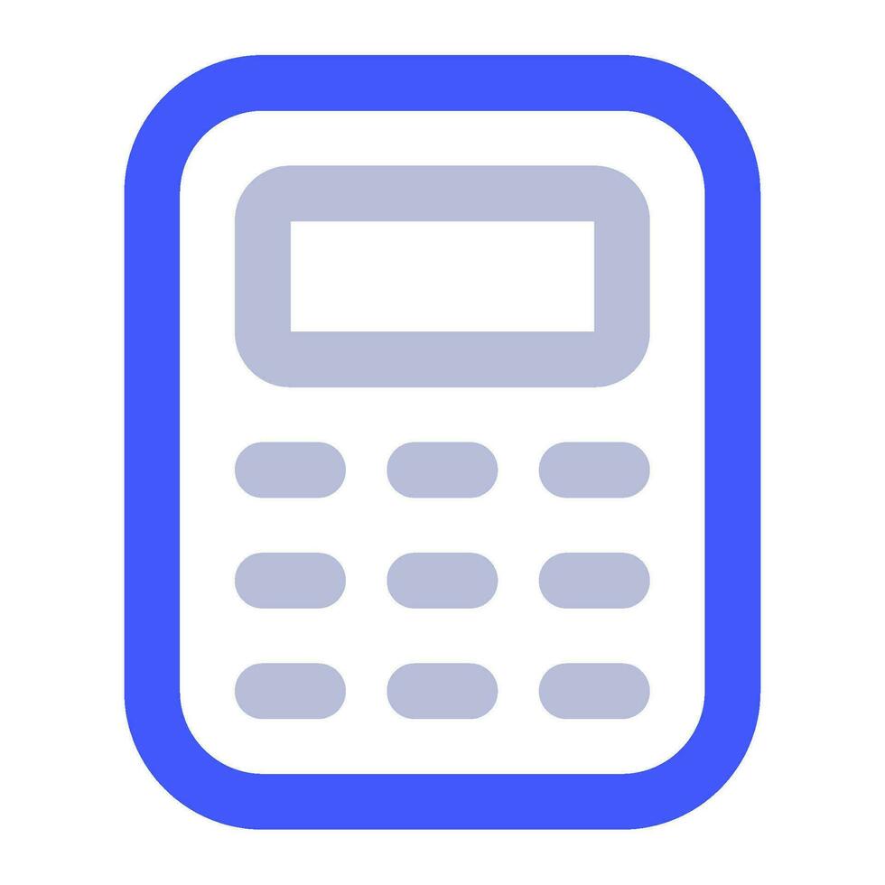 Calculator Icon Illustration for web, app, infographic, etc vector
