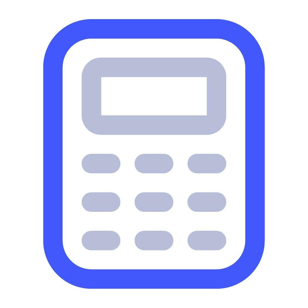 Calculator Icon Illustration for web, app, infographic, etc vector