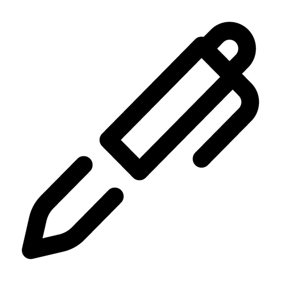 Pen Icon Illustration for web, app, infographic, etc vector