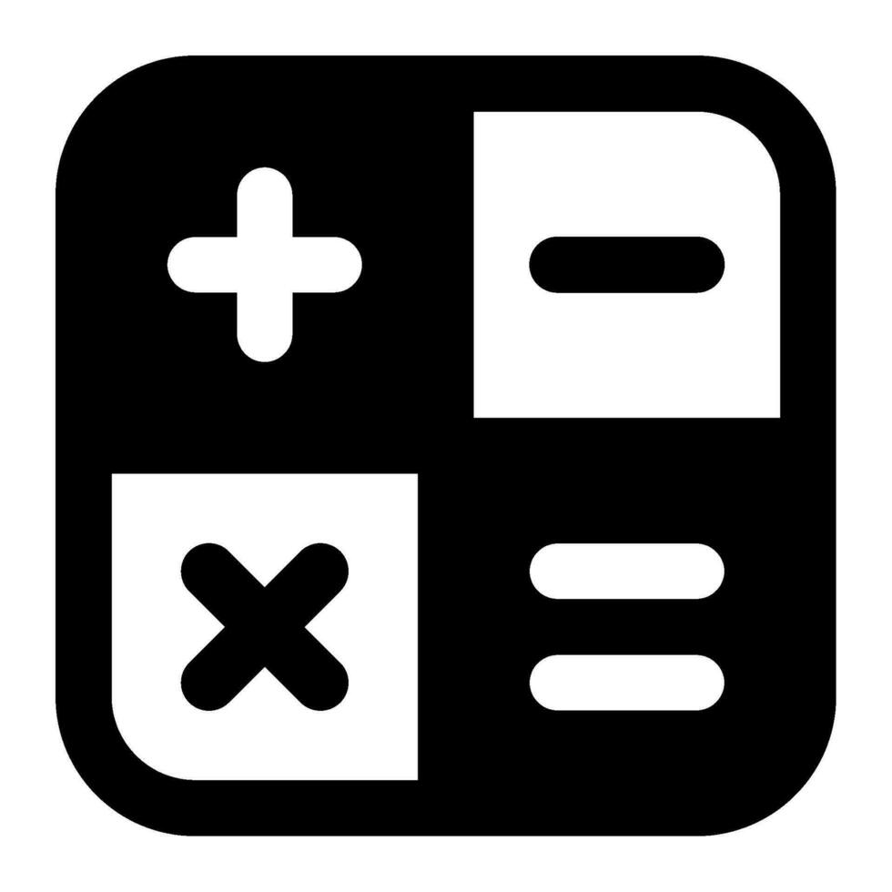 Calculator Icon Illustration for web, app, infographic, etc vector