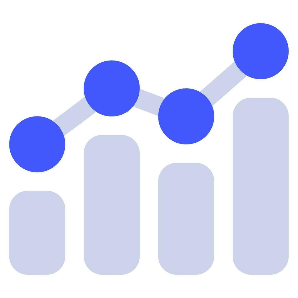 Analytics Icon Illustration for web, app, infographic, etc vector