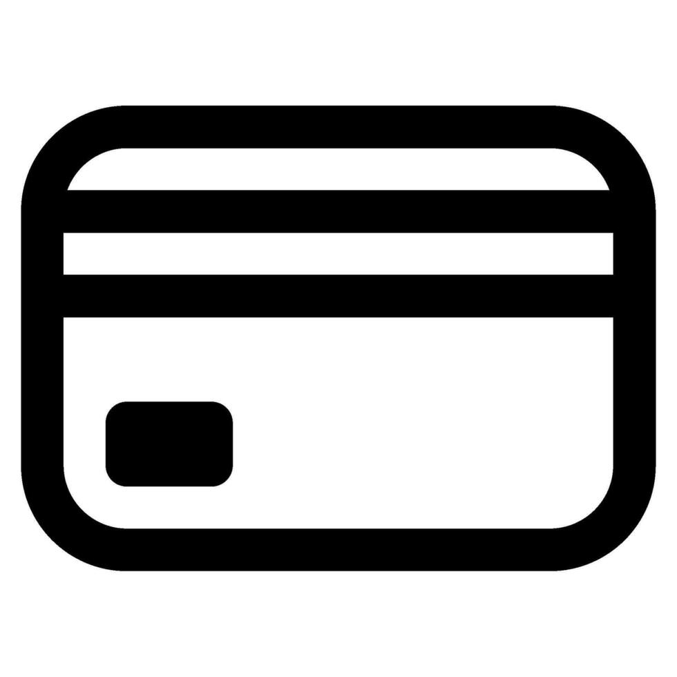 crédito tarjeta icono ilustración para web, aplicación, infografía, etc vector