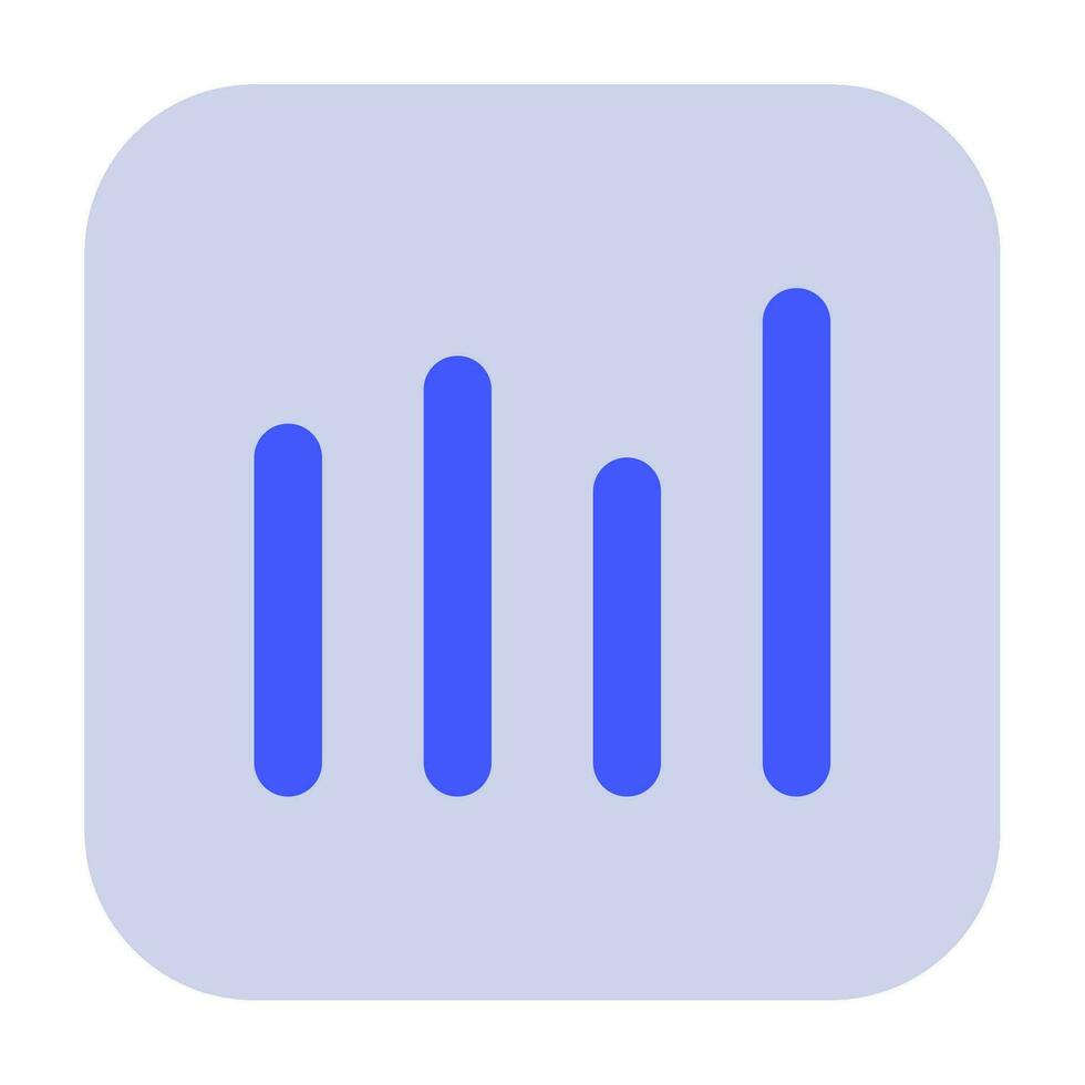 Graph Icon Illustration for web, app, infographic, etc vector