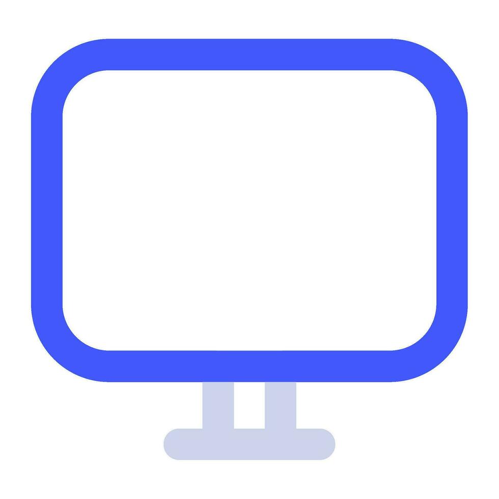 Monitor Icon Illustration for web, app, infographic, etc vector