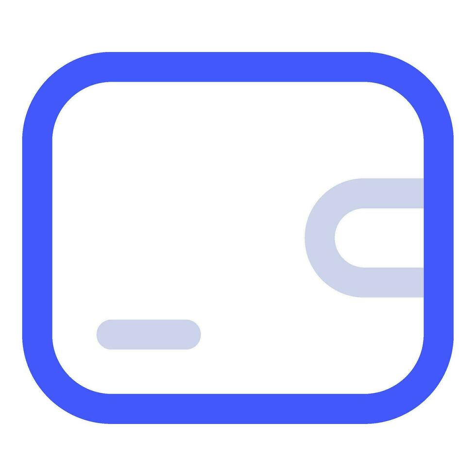 Wallet Icon Illustration for web, app, infographic, etc vector