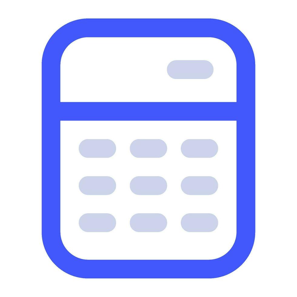 Calculator Icon Illustration for web, app, infographic, etc vector