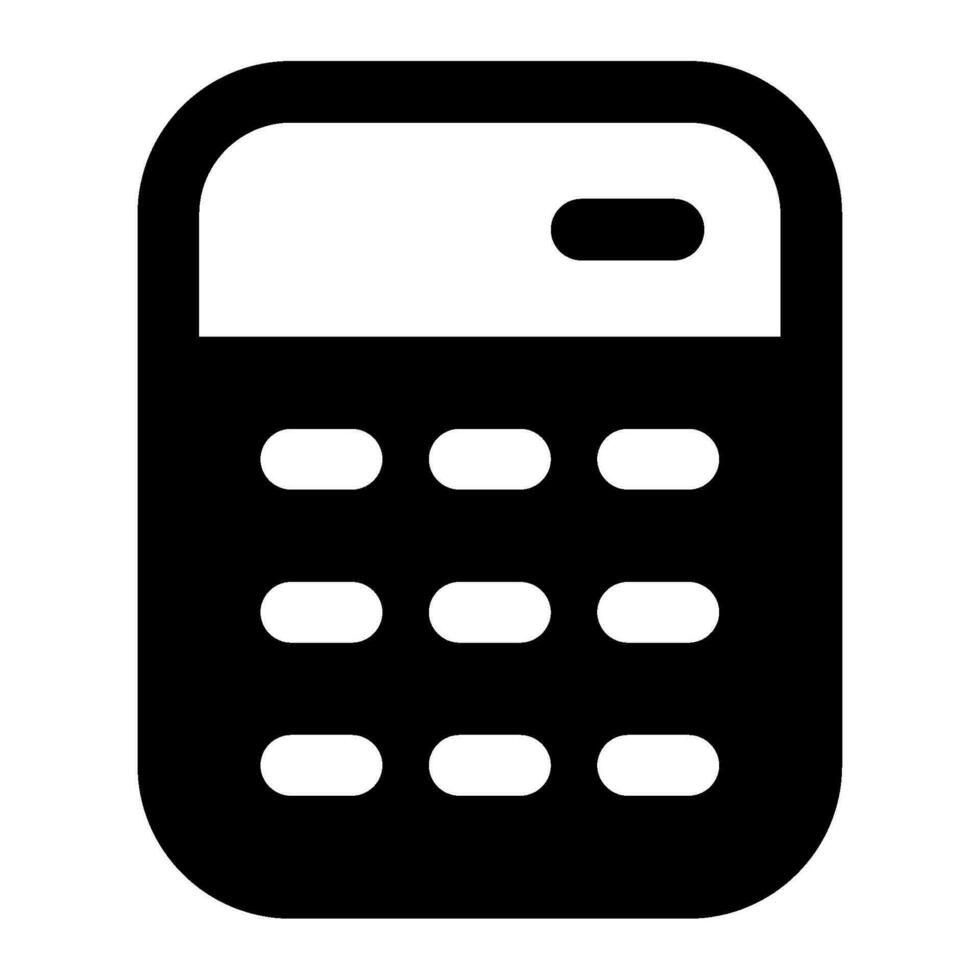 Calculator Icon Illustration for web, app, infographic, etc vector