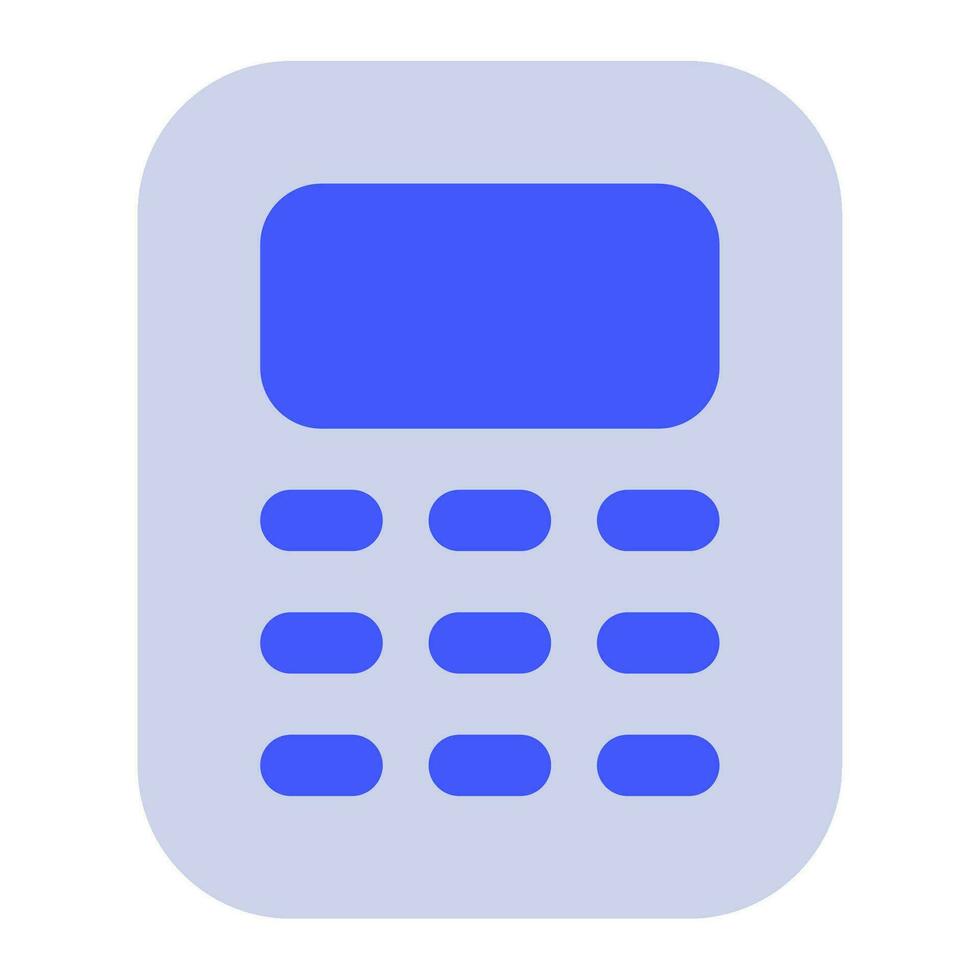 Calculator Icon Illustration for web, app, infographic, etc vector